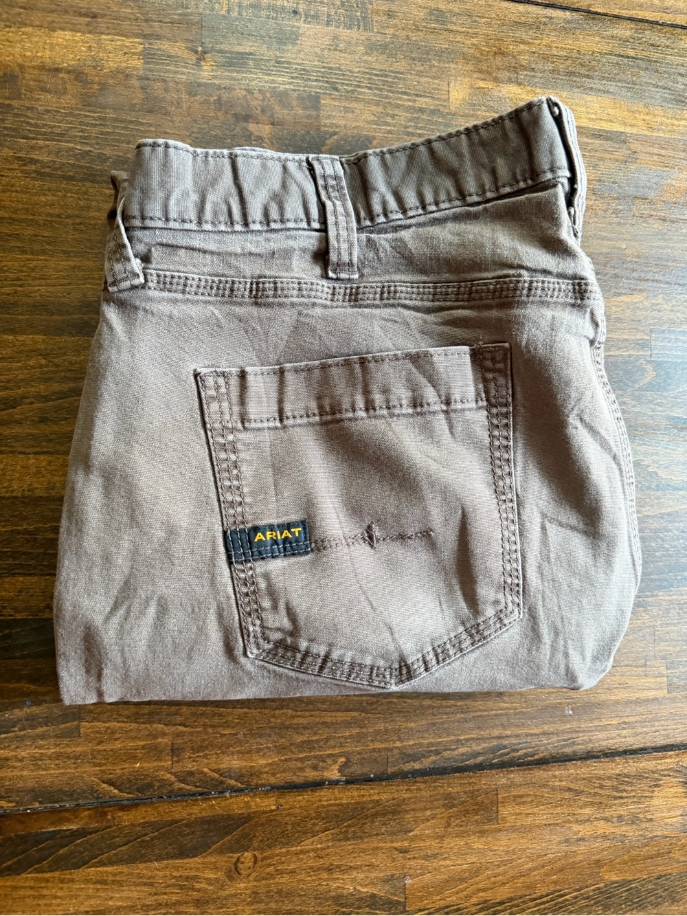 Ariat Rebar Pants Tan M4 Relaxed Straight Workwear Mens 36x34 True 36x32 Brown